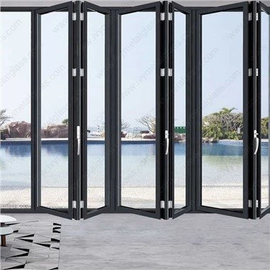 Tunge dobbeltfoldedører i aluminium