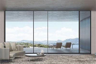 Skyvedører med panoramautsikt